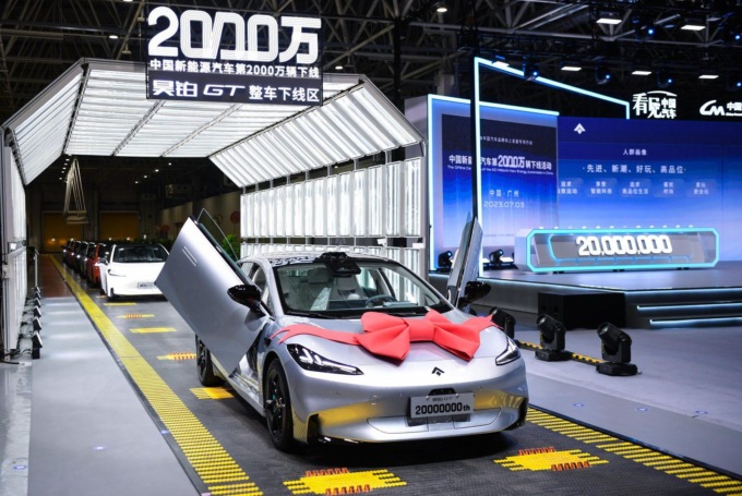Cina: 20 mln di veicoli, industria NEV registra produzione record (1)