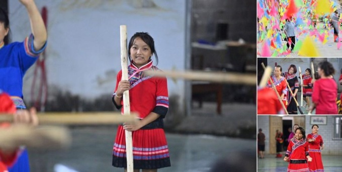 Cina: Guangxi, culture tradizionali etniche arricchiscono studenti (1)