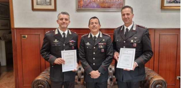 LATINA: CARABINIERI, LA CONSEGNA DEI RICONOSCIMENTI