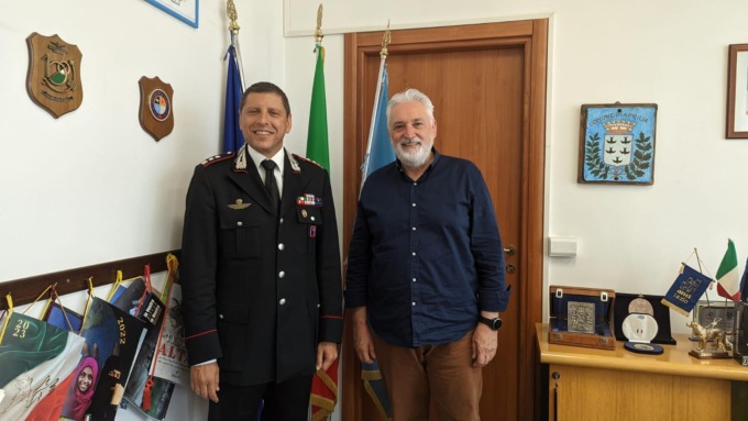 APRILIA: IL SINDACO INCONTRA IL COMANDANTE DEI CARABINIERI