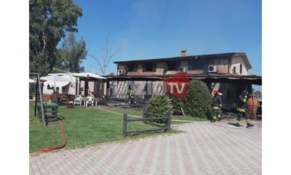 LATINA: RISTORANTE DISTRUTTO DALLE FIAMME