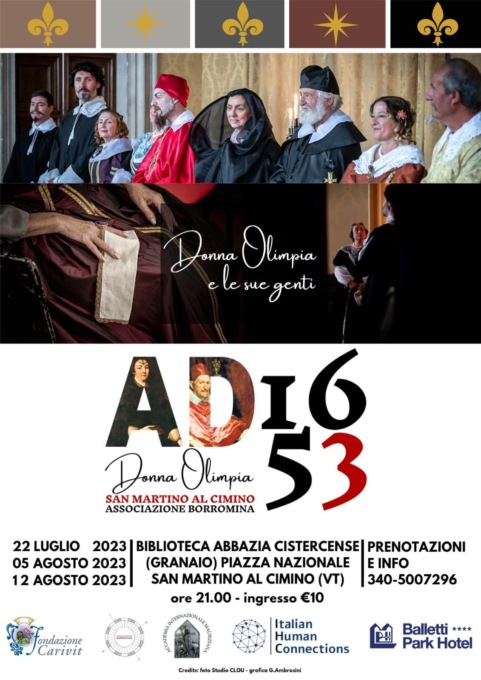 SAN MARTINO AL CIMINO: “DONNA OLIMPIA E LE SUE GENTI”, L’EVENTO