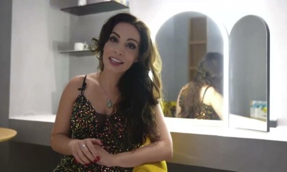 Cina: attrice italiana Chiara Di Bari a Xi'an