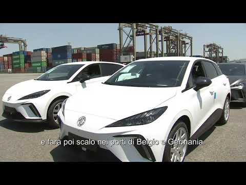 Cina: porto Xiamen registra esportazione di oltre 1.800 NEV in Europa