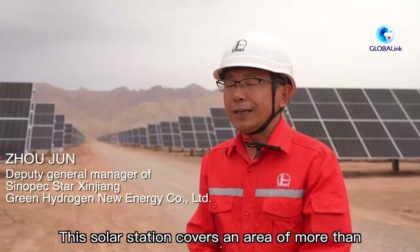 Cina: tour di mega progetto per idrogeno verde nello Xinjiang