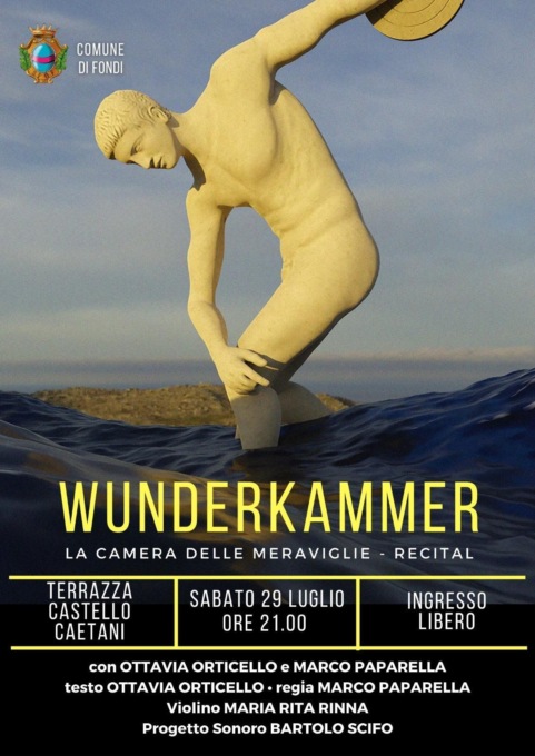 FONDI: DOMANI IL RECITAL “WUNDERKAMMER