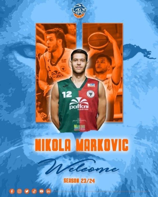 BASKET: MARKOVIC A RIETI. TRIS DI ACQUISTO PER LA VIRTUS ROMA 1960