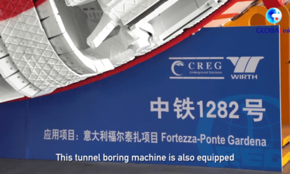 Fresa meccanica TBM prodotta in Cina verrà inviata in Italia ad agosto