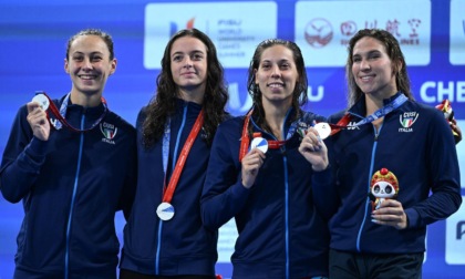 Giochi Chengdu: cerimonia di premiazione di nuoto (2)