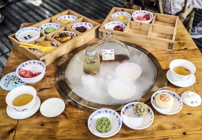 Cina: Sichuan, casa da tè di Heming (1)