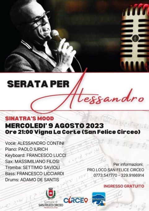 S.FELICE C.: UNA SERATA NEL RICORDO DI ALESSANDRO DI COSIMO