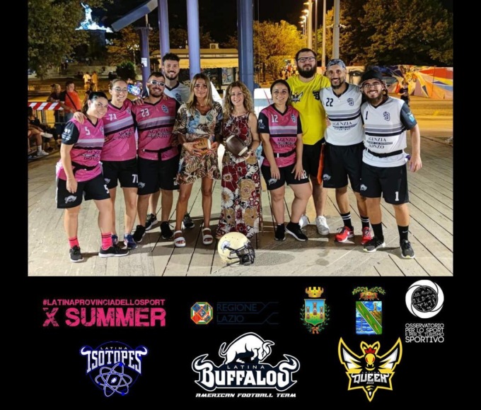 FLAG FOOTBALL: BUFFALOS LATINA OSPITI A CISTERNA