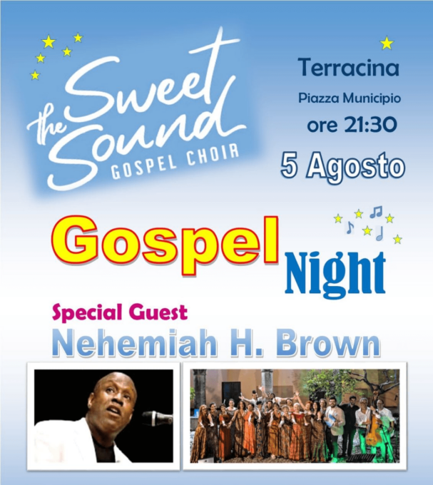 TERRACINA: CONCERTO GOSPEL IN PIAZZA MUNICIPIO