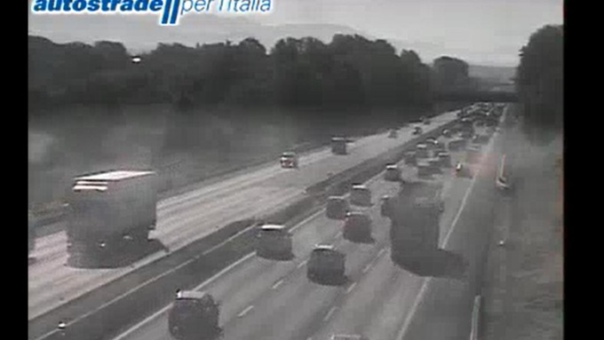 ANAGNI/COLLEFERRO: INCIDENTE SULL’A1, COINVOLTI 7 MEZZI. OTTO CHILOMETRI DI CODA