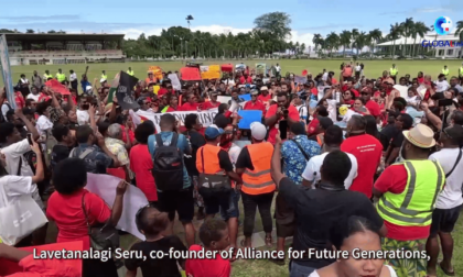 Abitanti Fiji manifestano contro scarico acque contaminate del Giappone