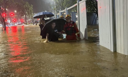 Cina: Guangdong, piogge molto intense colpiscono Shenzhen