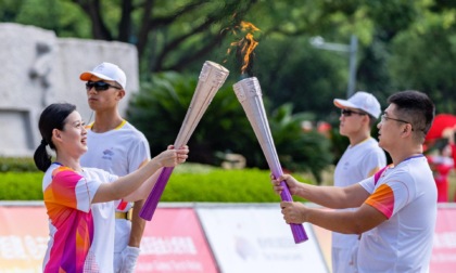 SPORT: STAFFETTA DELLA TORCIA AGLI ASIAN GAMES (1)