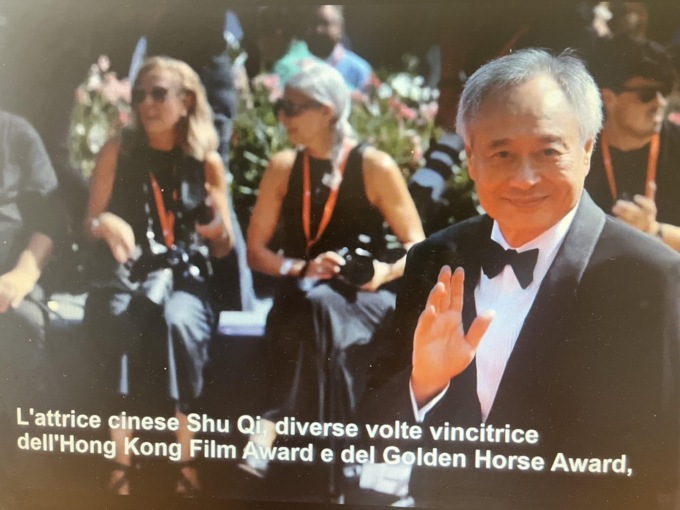 Cina: personalità nazionali presenti a Mostra cinematografica di Venezia