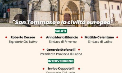 PRIVERNO: LA CISL RICORDA SAN TOMMASO CON UN CONVEGNO