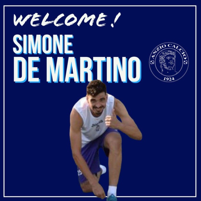 ECCELLENZA: SIMONE DE MARTINO ALL’ANZIO