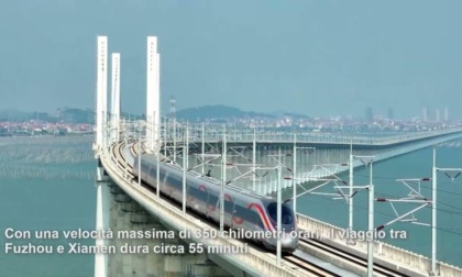 Cina: inaugura la sua più rapida ferrovia ad alta velocità sul mare