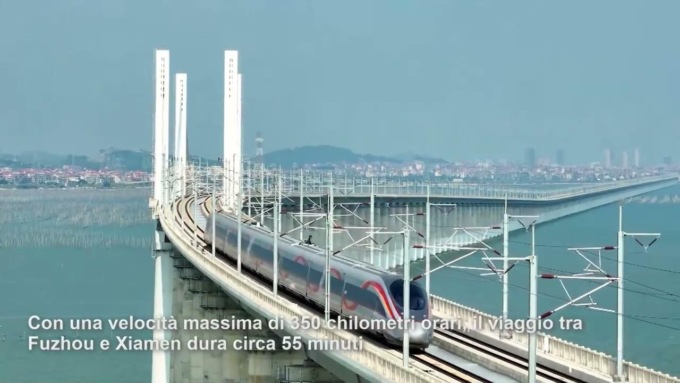 Cina: inaugura la sua più rapida ferrovia ad alta velocità sul mare