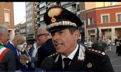 PROVINCIA LATINA: CARABINIERI, IL SALUTO DEL COLONNELLO D'ALOJA