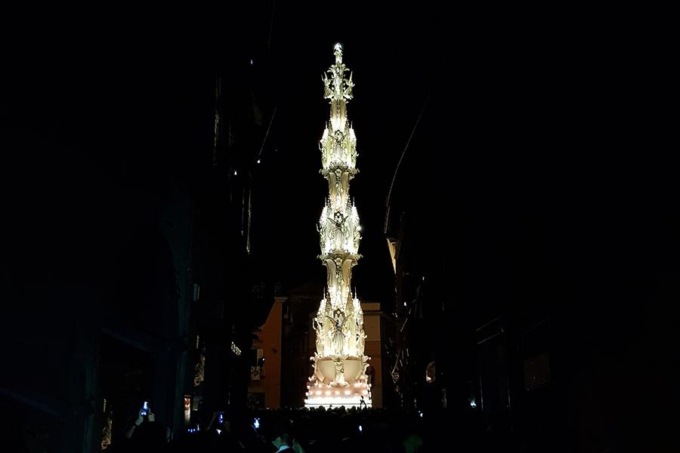 VITERBO: IN MIGLIAIA PER LA MACCHINA DI SANTA ROSA
