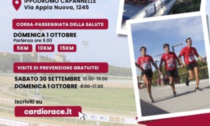 ROMA: CARDIO RACE, SALUTE E PREVENZIONE