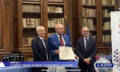 NAPOLI: PREMIO INTERNAZIONALE “BRONZI DI RIACE”, TRA I PREMIATI IL PRESIDENTE GIANFRANCO SCISCIONE