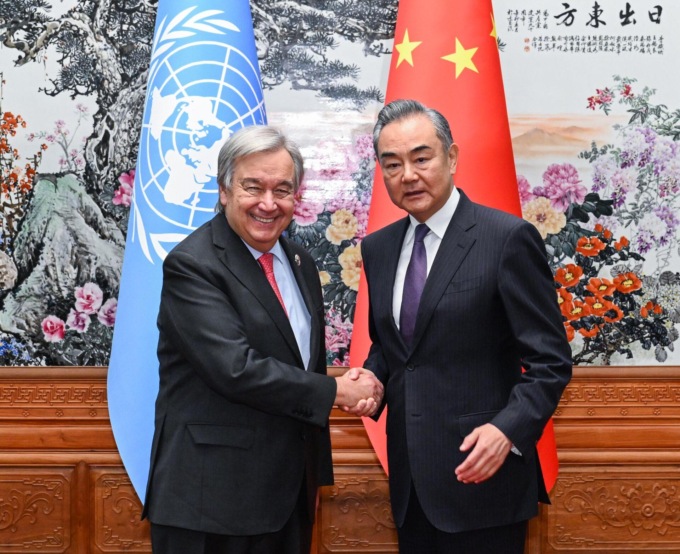 Cina: Wang Yi incontra segretario generale ONU a Pechino