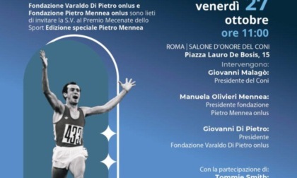 SPORT: IL “PREMIO MECENATE” A PIETRO MENNEA