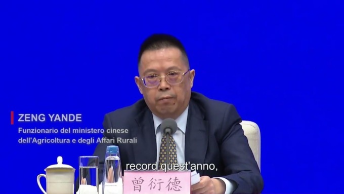 Cina: registrerà maggiore produzione di cereali autunnali nel 2023