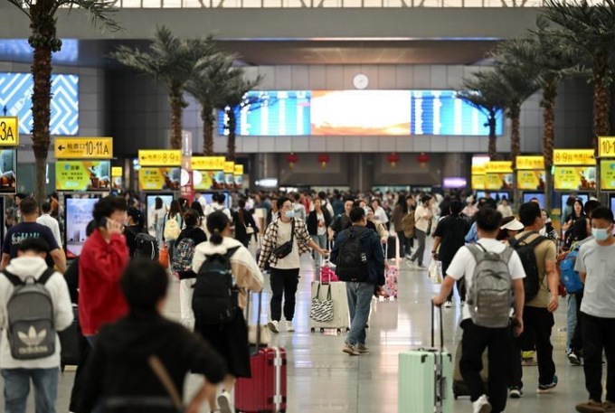 Cina: registrati 336 milioni di viaggi ferroviari a ottobre