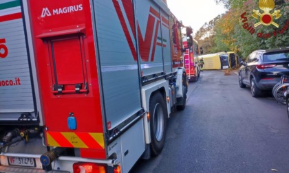 ROCCA DI PAPA: SCUOLABUS FUORI STRADA, TRE BAMBINI FERITI