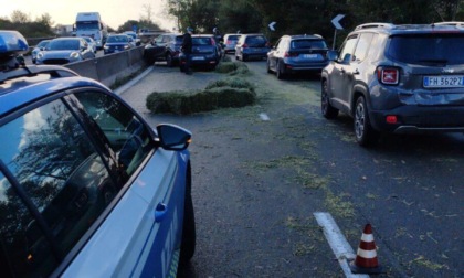 POMEZIA: BALLE DI FIENO IN STRADA, CAOS SULLA PONTINA