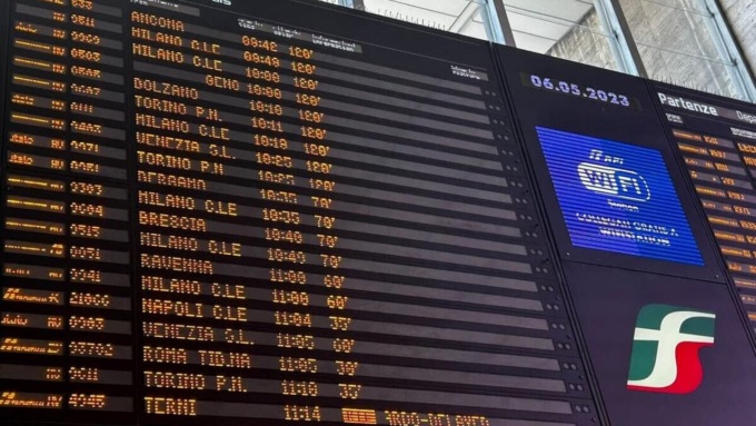 ROMA: CAOS TRENI, RITARDI FINO A 70 MINUTI SULL’AV