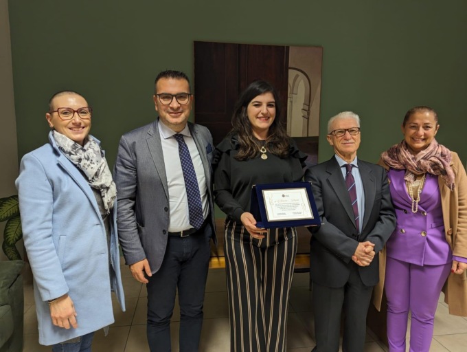 FONDI: UN PREMIO PER CHIARA STROIA