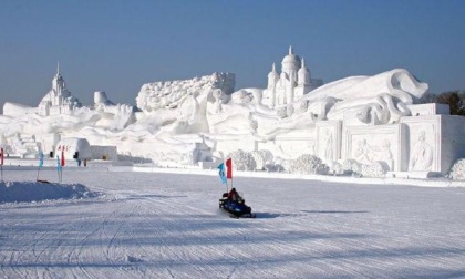 Cina: incantevole paesaggio ghiacciato nello Heilongjiang