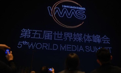 Cina: WMS, spettacolo di droni a Guangzhou