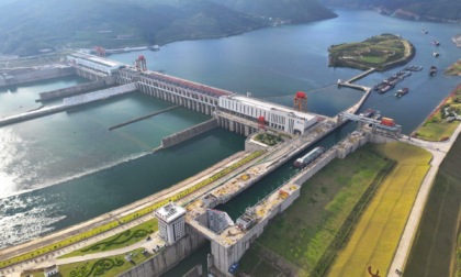 Cina: Guangxi, panorama della gola di Dateng (2)