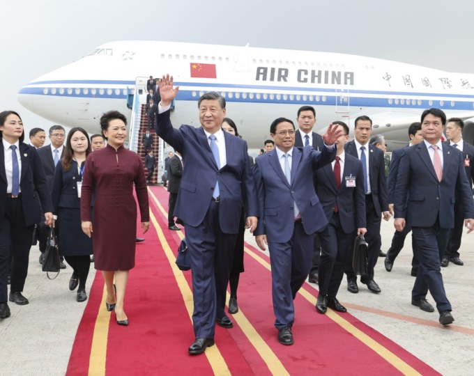 Vietnam: Xi Jinping arriva a Hanoi per visita di Stato (2)