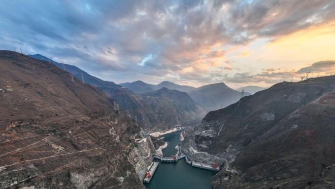 Cina: stazione idroelettrica di Wudongde tra Sichuan e Yunnan