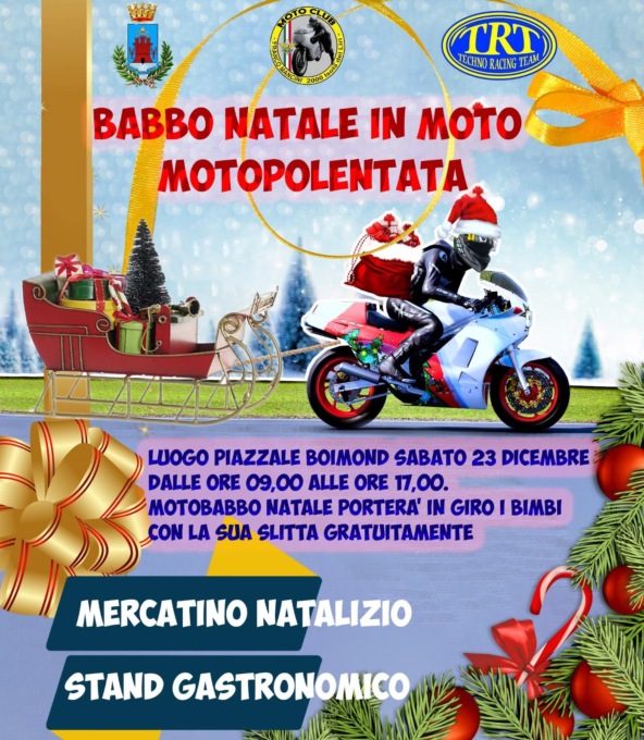 ISOLA LIRI: BABBO NATALE ARRIVA IN MOTO