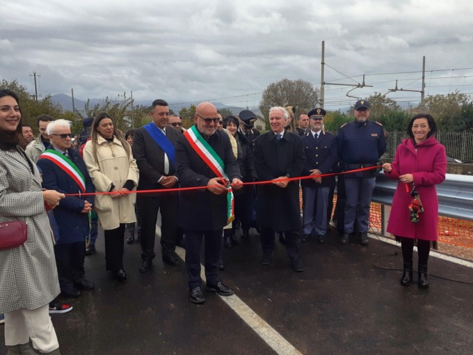 MONTE SAN BIAGIO: INAUGURATO IL CAVALCAVIA VIA MARE