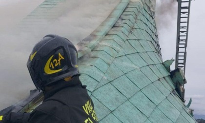 FRASCATI: INCENDIO IN CHIESA