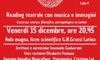 LATINA: "RADICI IN ARIA", DOMANI LO SPETTACOLO