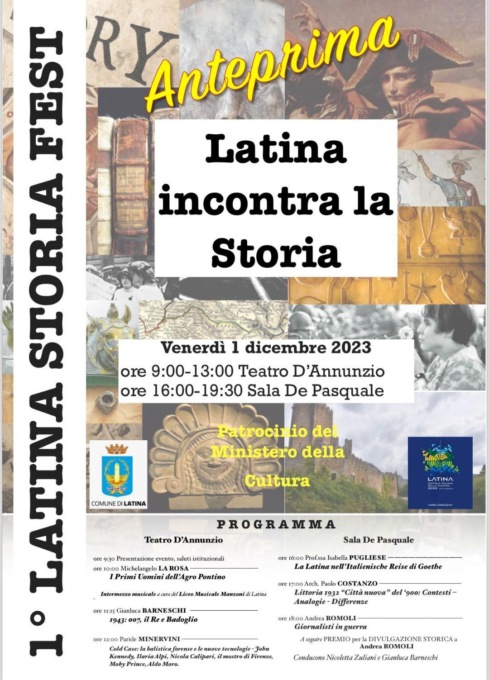 LATINA: STORIAFEST, SUCCESSO PER L’ANTEPRIMA
