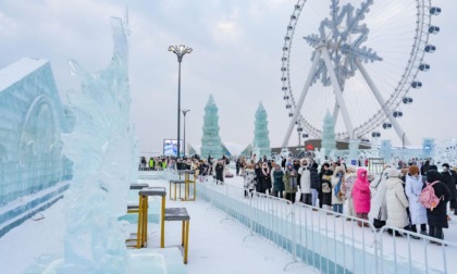 Cina: Harbin, si chiude Int'l Ice Sculpture Competition (1)