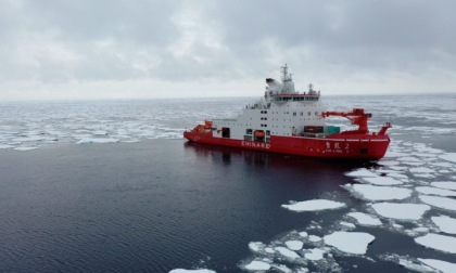 Cina: Xuelong 2 conduce spedizione scientifica in mare di Amundsen (1)